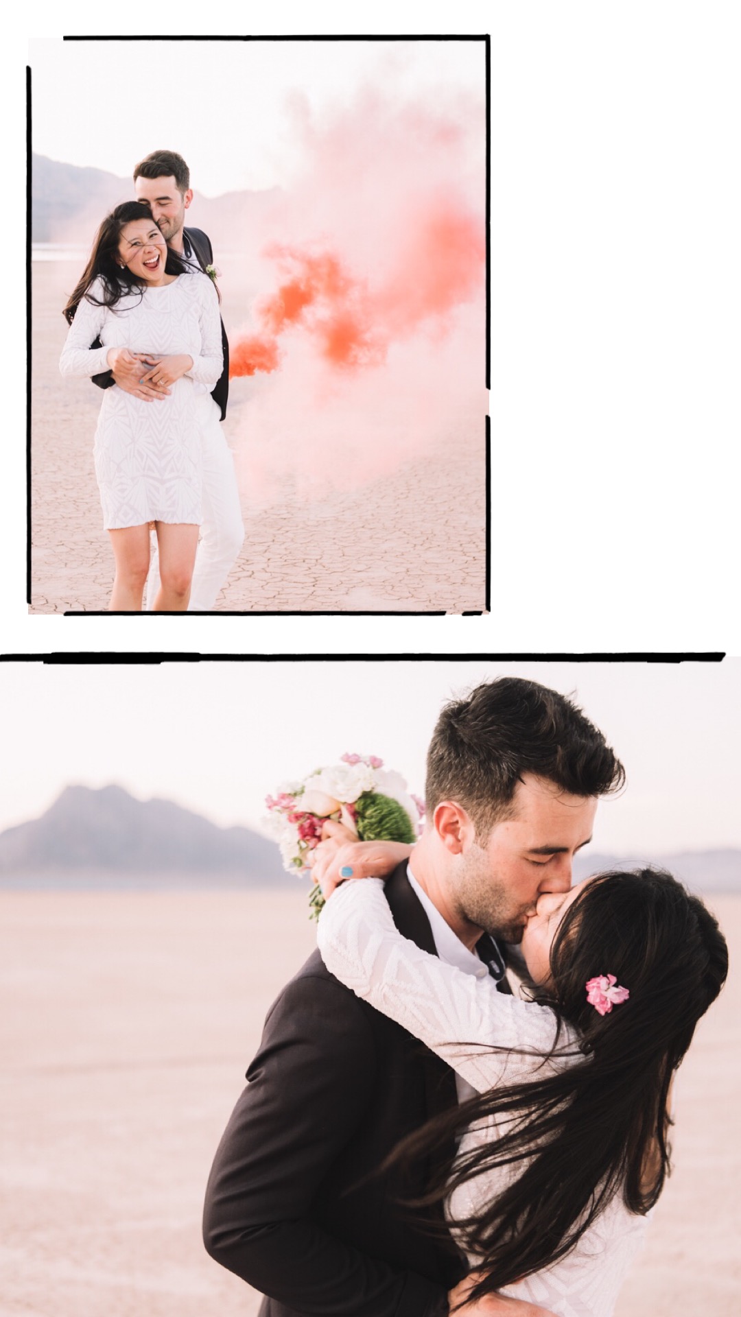 Elopement with Smoke Bombs
