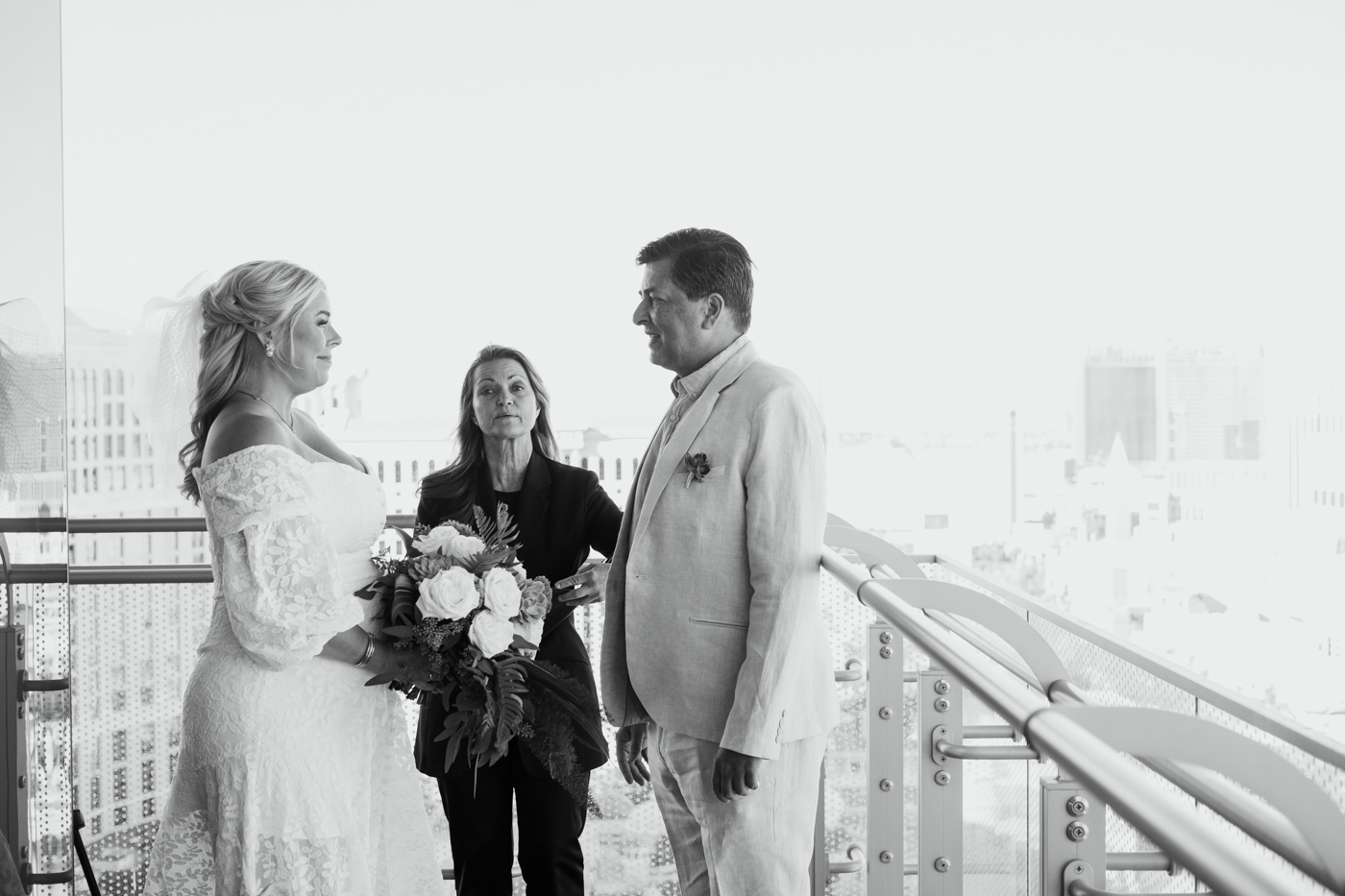 elopement on a rooftop