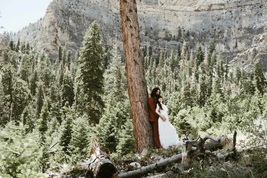 Engaged Couple in the Mountains - Andi Artigue Photography
